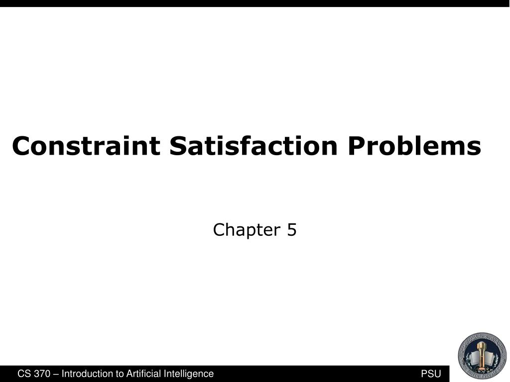 PPT - Constraint Satisfaction Problems PowerPoint Presentation, free ...