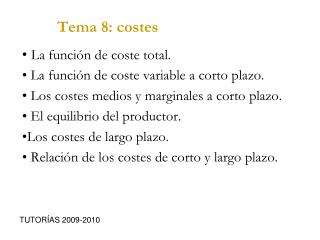 tema 8 costes