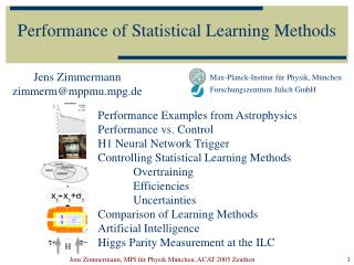 Performance of Statistical Learning Methods