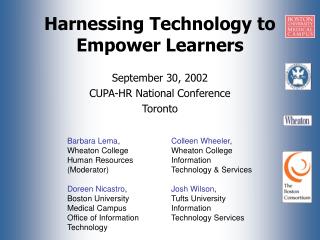 Harnessing Technology to Empower Learners