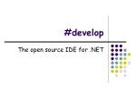 #develop - slide 1