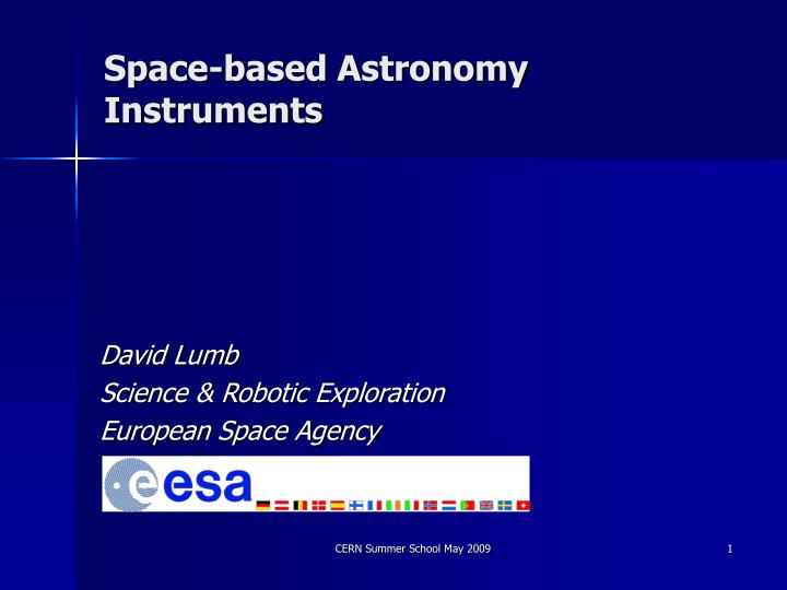 space based astronomy instruments