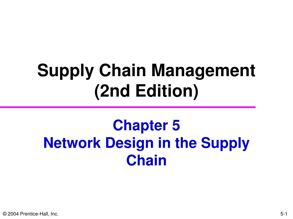 PPT - Chapter 5 Network Design in the Supply Chain PowerPoint ...