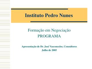 instituto pedro nunes