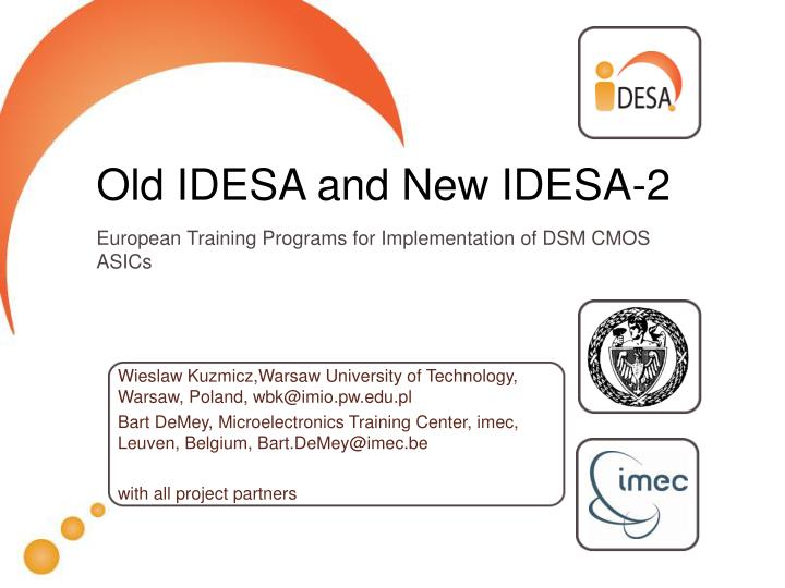 old idesa and new idesa 2