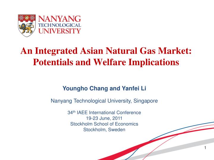 an integrated asian natural gas market potentials and welfare implications