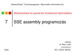 SSE assembly programozás - slide 1