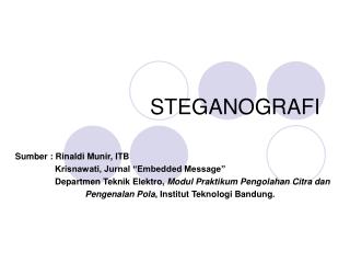 steganografi