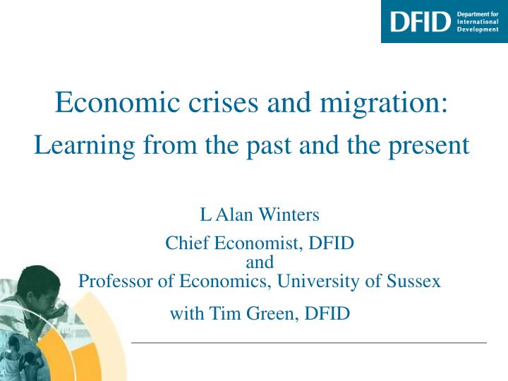 economic crises and migration learning from the past and the present