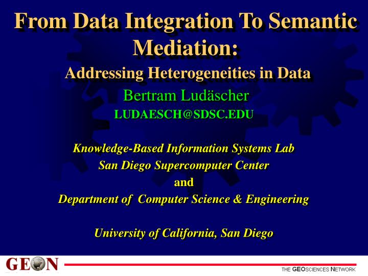 from data integration to semantic mediation addressing heterogeneities in data