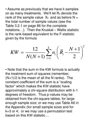 /*use the following to calculate the tied KW statistics*/