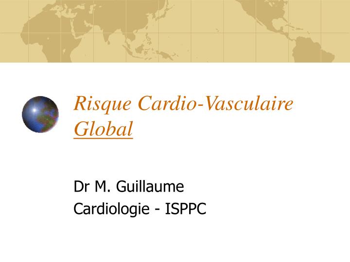 risque cardio vasculaire global