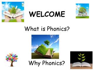 WELCOME What is Phonics?