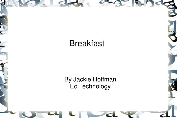 by jackie hoffman ed technology