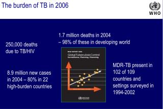 The burden of TB in 2006