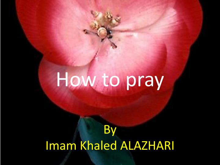 how to pray