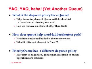 yaq yaq haha yet another queue