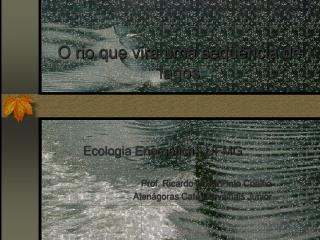 o rio que vira uma seq ncia de lagos