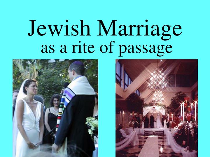 jewish marriage