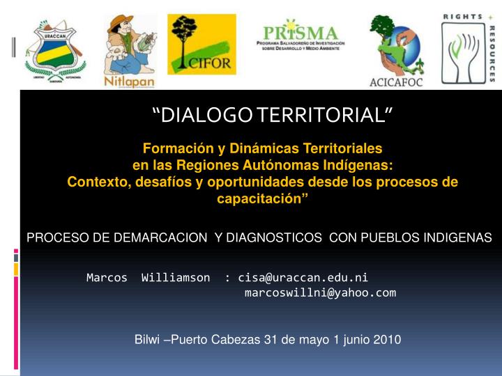 dialogo territorial