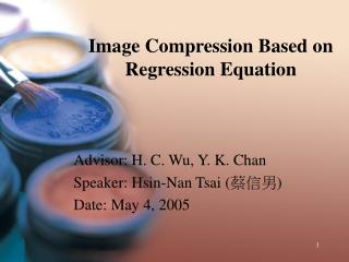 Image Compression Based on Regression Equation