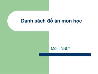 danh sa ch a n m n ho c