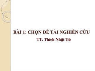 b i 1 ch n t i nghi n c u