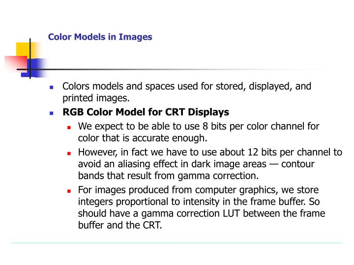 color models in images