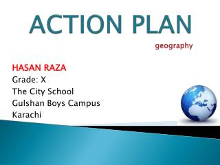 ACTION PLAN geography