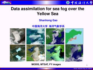 Data assimilation for sea fog over the Yellow Sea