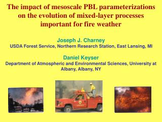 The impact of mesoscale PBL parameterizations