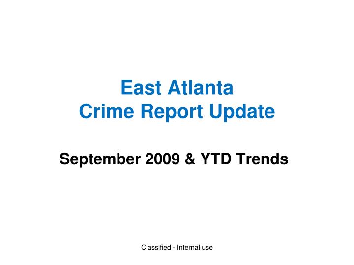 east atlanta crime report update