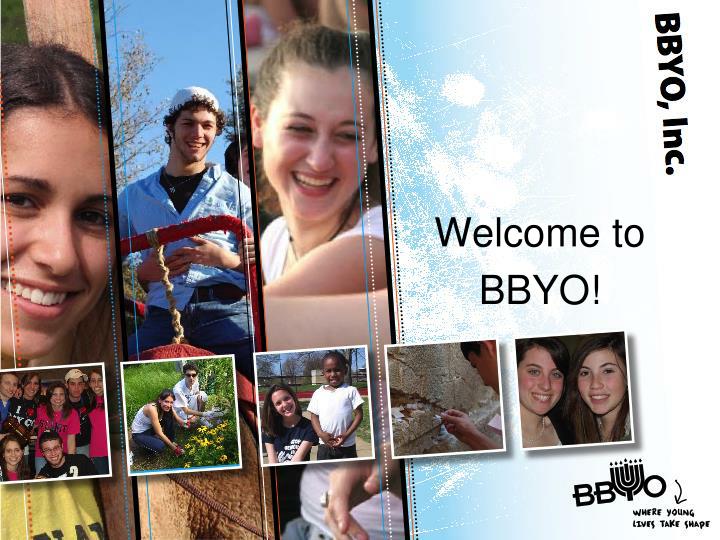 welcome to bbyo