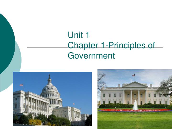 unit 1 chapter 1 principles of government