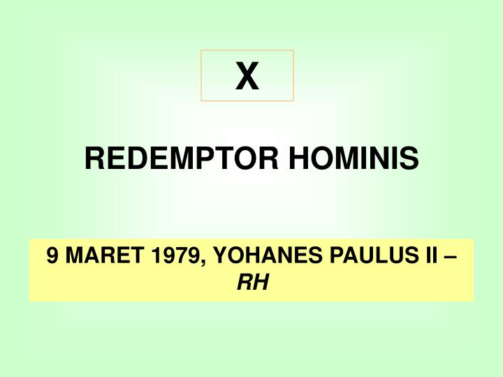 redemptor hominis