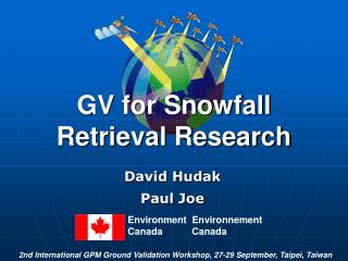 GV for Snowfall Retrieval Research