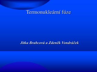 jitka brabcov a zden k vondr ek