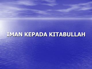 iman kepada kitabullah