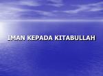 IMAN KEPADA KITABULLAH - slide 1