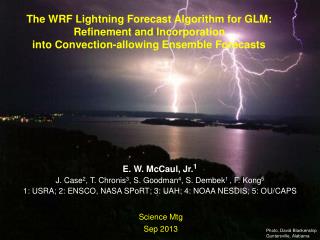The WRF Lightning Forecast Algorithm for GLM: