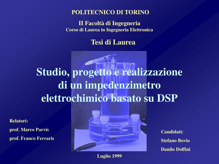 tesi di laurea