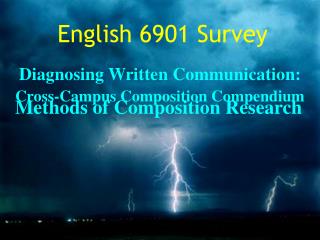 English 6901 Survey