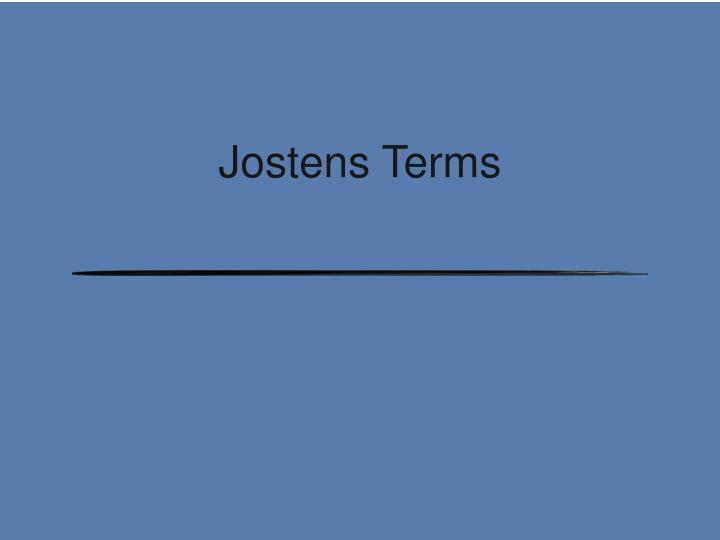 jostens terms