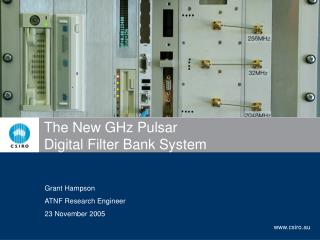 The New GHz Pulsar Digital Filter Bank System