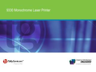 9330 Monochrome Laser Printer