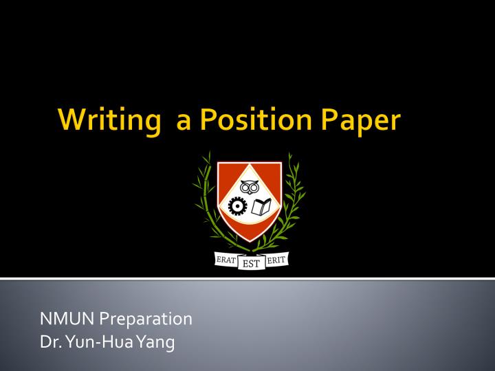 nmun preparation dr yun hua yang