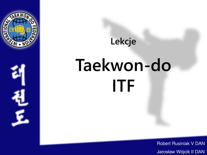 taekwon do itf