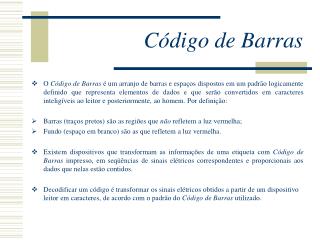 c digo de barras