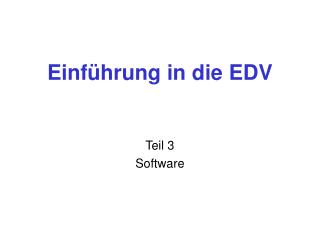 einf hrung in die edv