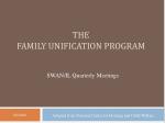 The Family Unification Program - slide 1